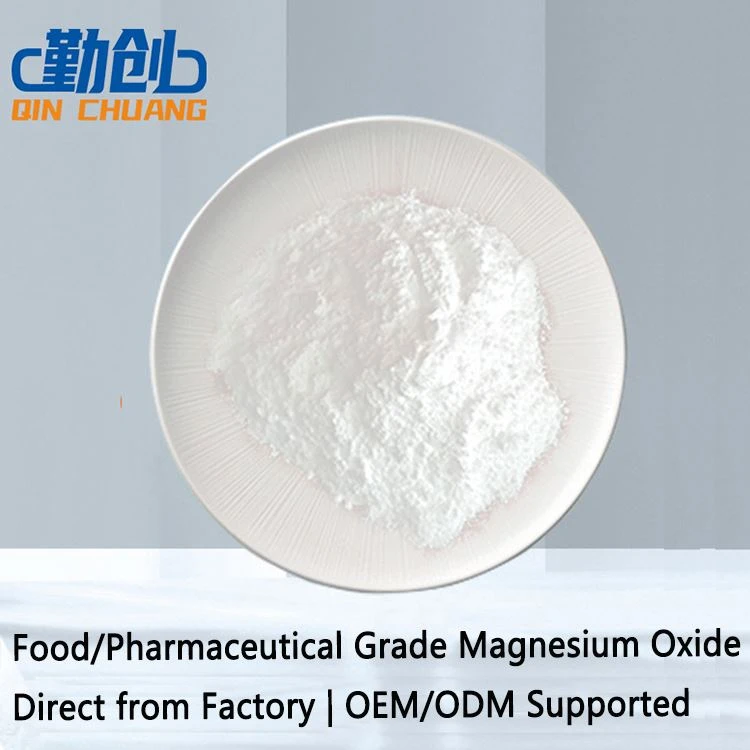 Óxido de magnesio de grado farmacéutico alimentario CAS: 1309-48-4